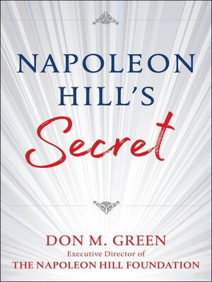cover image of Napoleon Hill's Secret